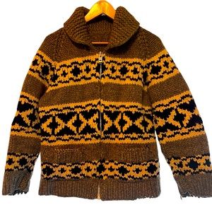 Vintage wool Cowichan sweater